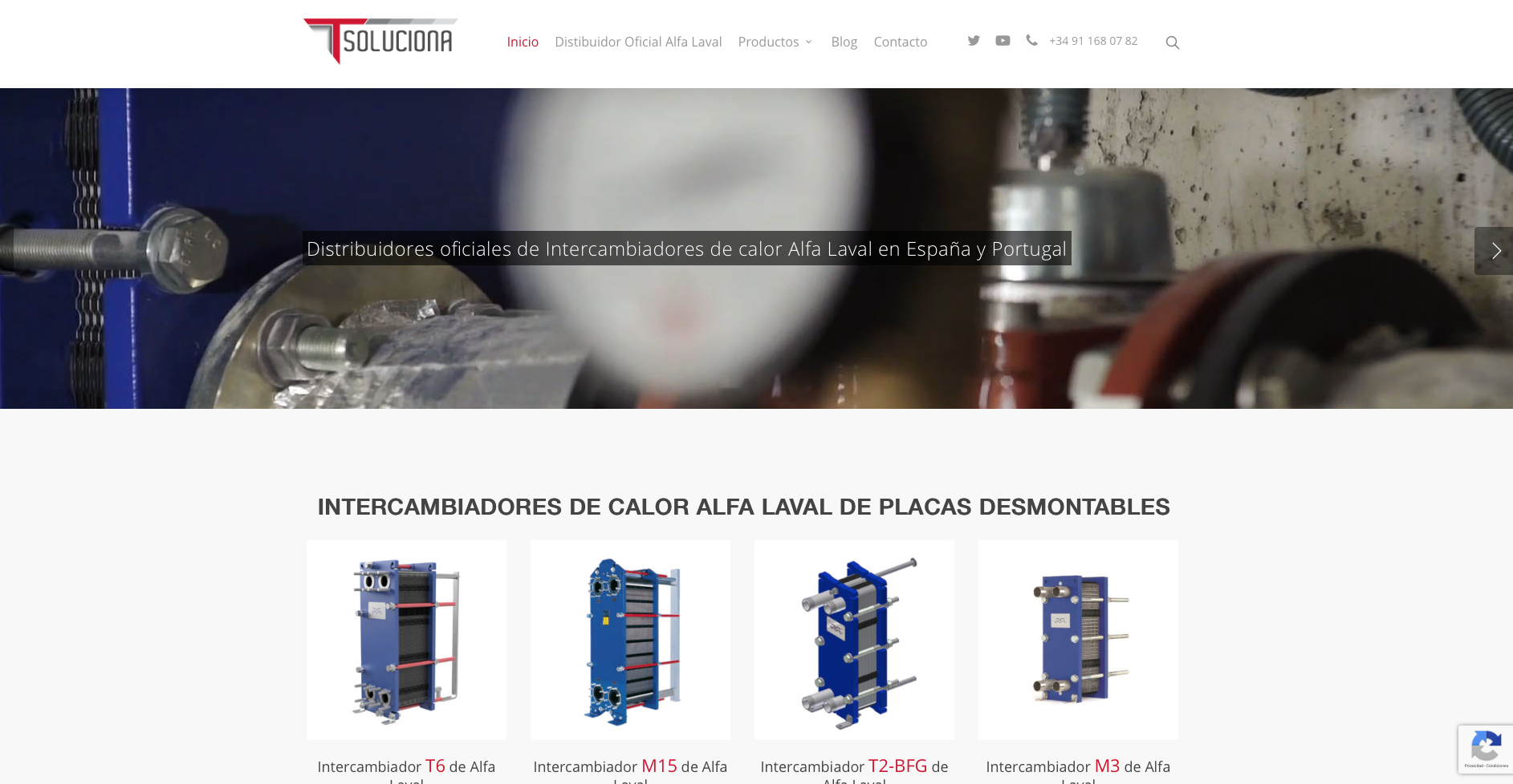 Estrenamos nueva Web en T-Soluciona, distribuidor Oficial de Intercambiadores Alfa Laval